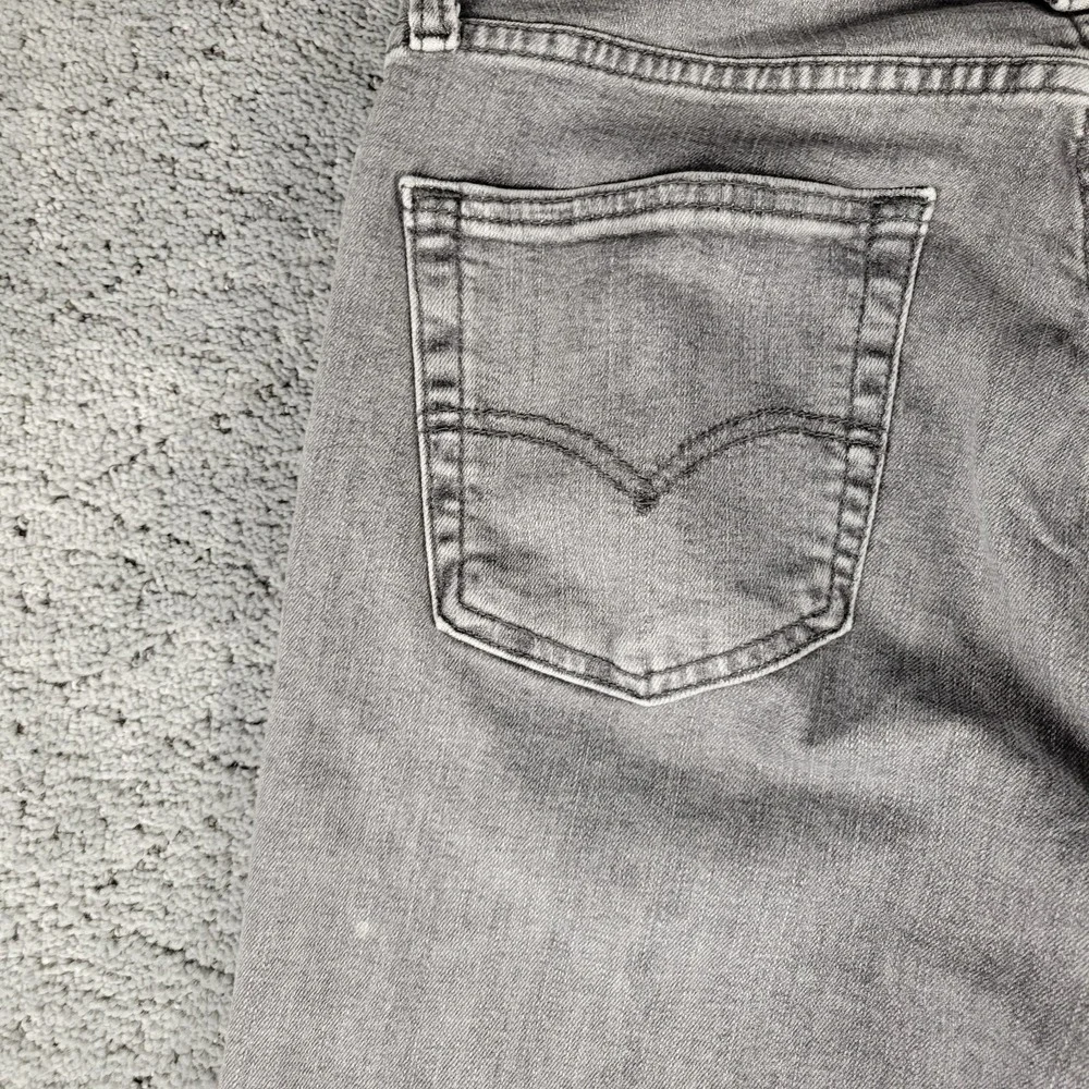 Levis 511 Jeans Mens 31x32 Gray Slim Fit Straight Leg Stretch Denim Medium Wash